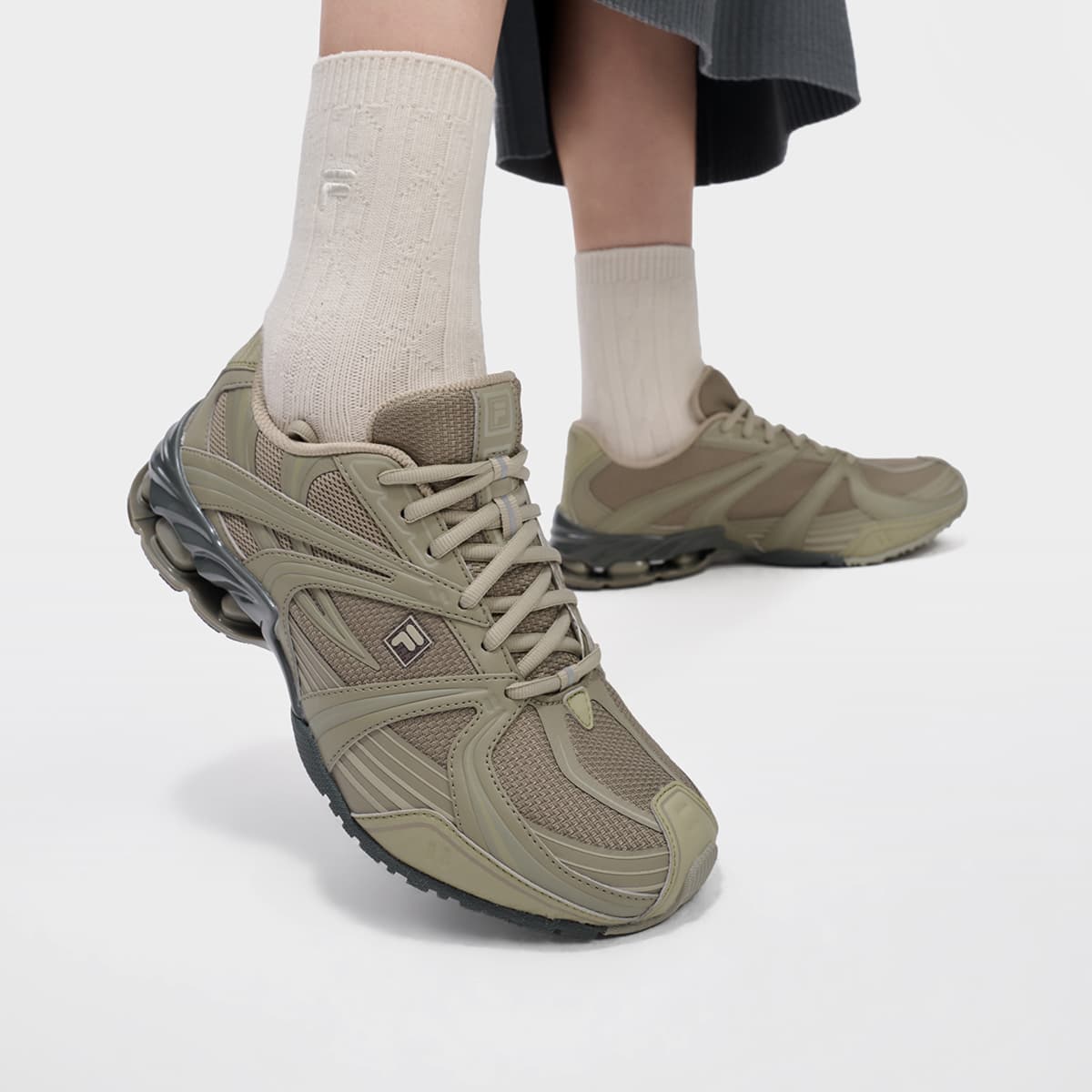 Кроссовки FILA FUSION Plie Повседневная обувь Низкий Топ Женский - изображение 8