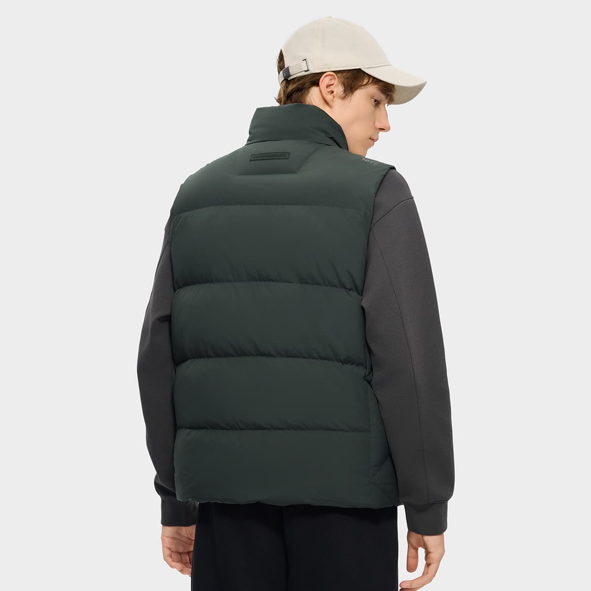 Куртка FILA FUSION FUSIONEER Пуховый жилет Мужской REEF Речно-каменный серый - изображение 5