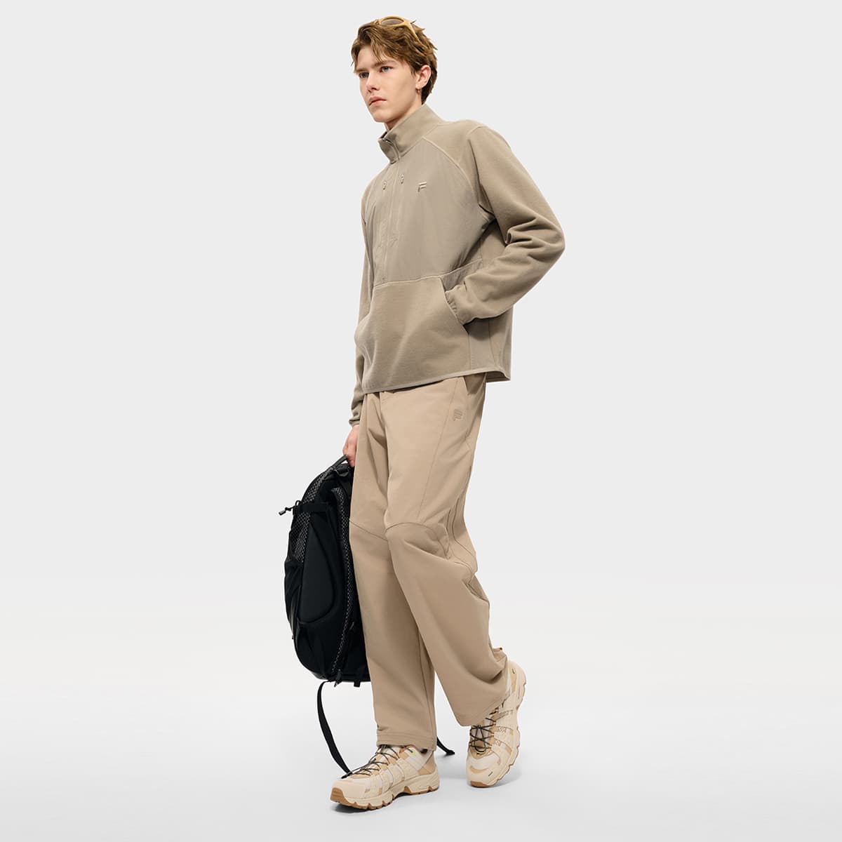 Худи FILA FUSION URBAN TECH Толстовка Мужской Дюна - изображение 6