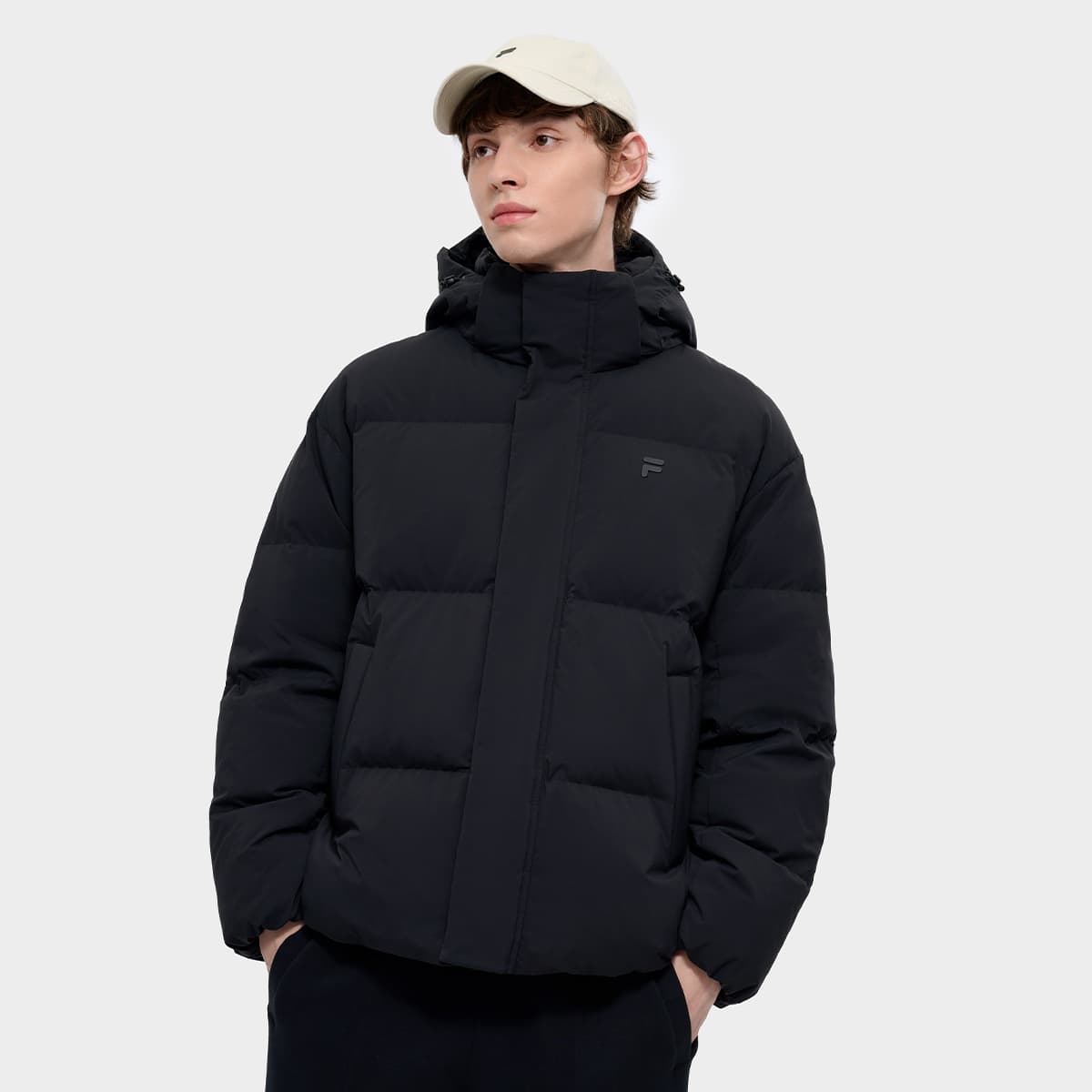 Зимняя куртка FILA FUSION FUSIONEER Пуховик Мужской Глубокий черный - изображение 3