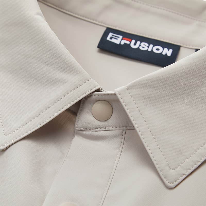 Рубашка FILA FUSION FUSIONEER Рубашка Мужская Светло-Серебристо-Серый - изображение 4