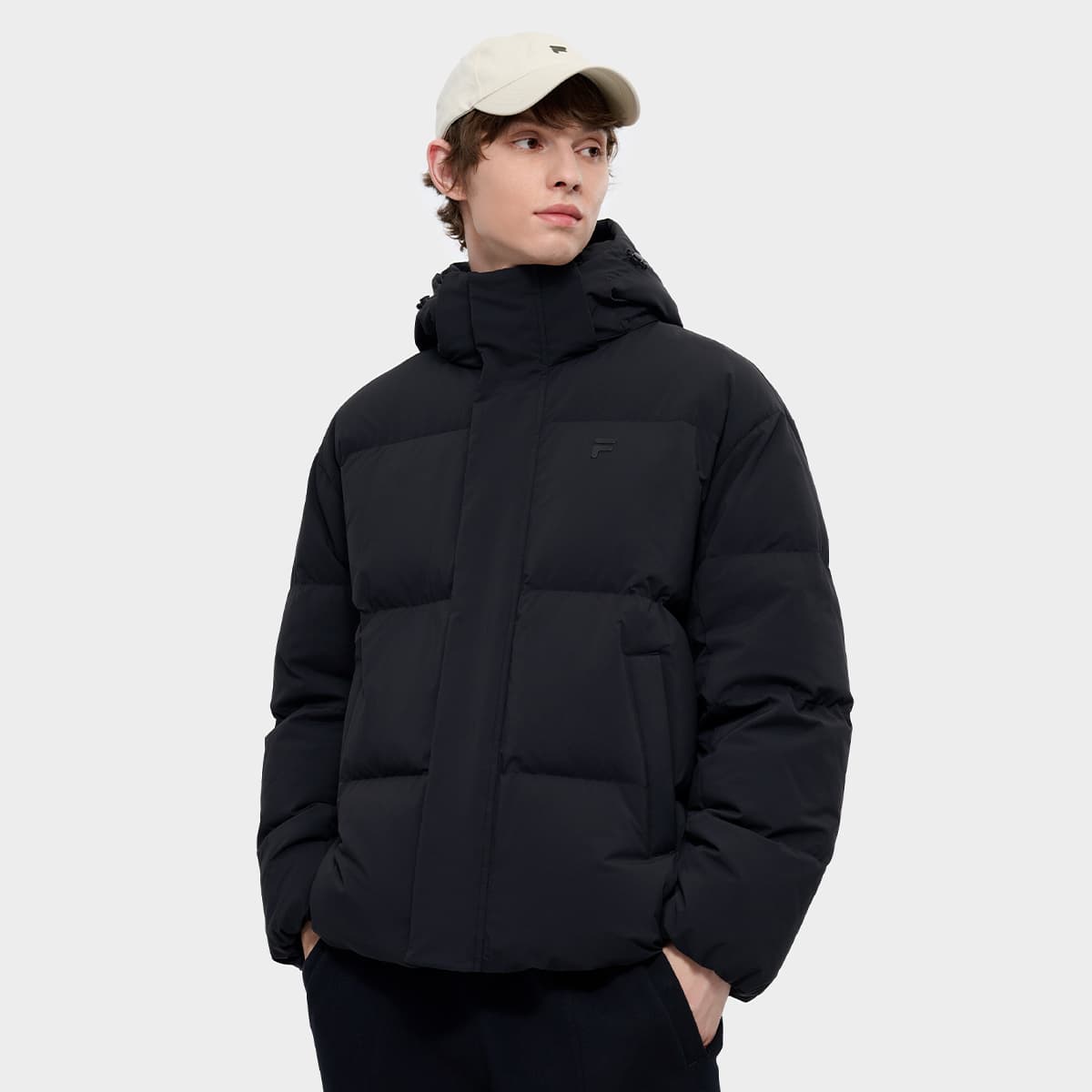 Зимняя куртка FILA FUSION FUSIONEER Пуховик Мужской Глубокий черный - изображение 4