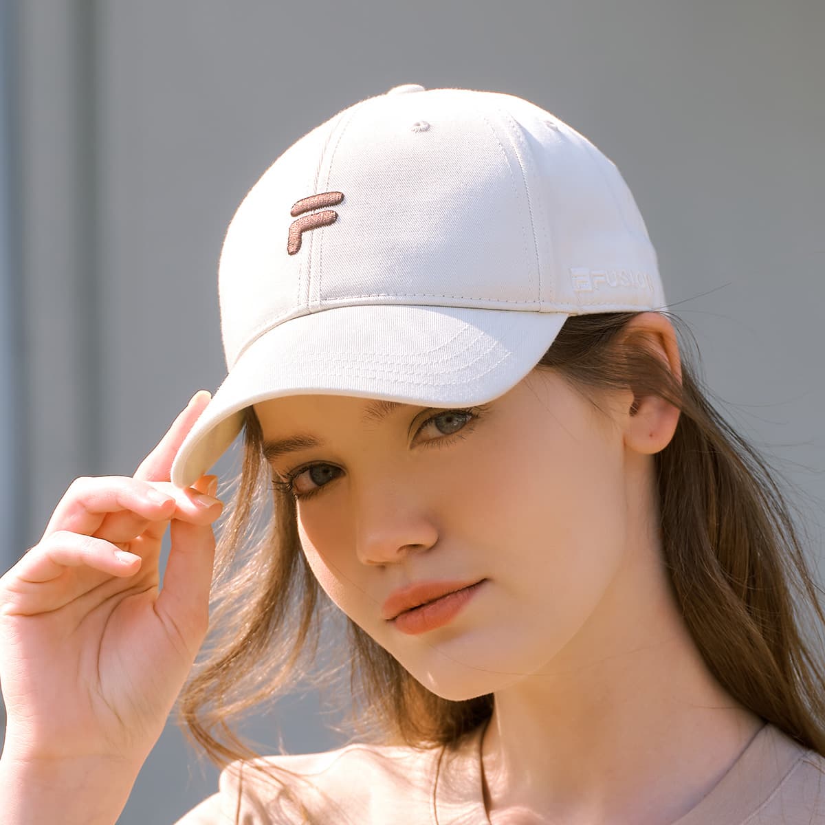 Кепка FILA FUSION CATEGORY CLUB Хлопковое волокно Кепки Унисекс Цвет молочной сливы - изображение 4