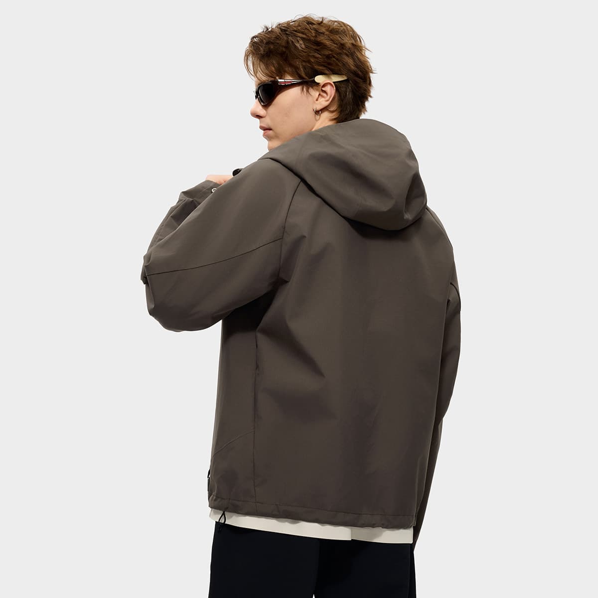 Ветровка FILA FUSION URBAN TECH Тренчкот Мужской Сандаловое дерево Чайный умбровый - изображение 5