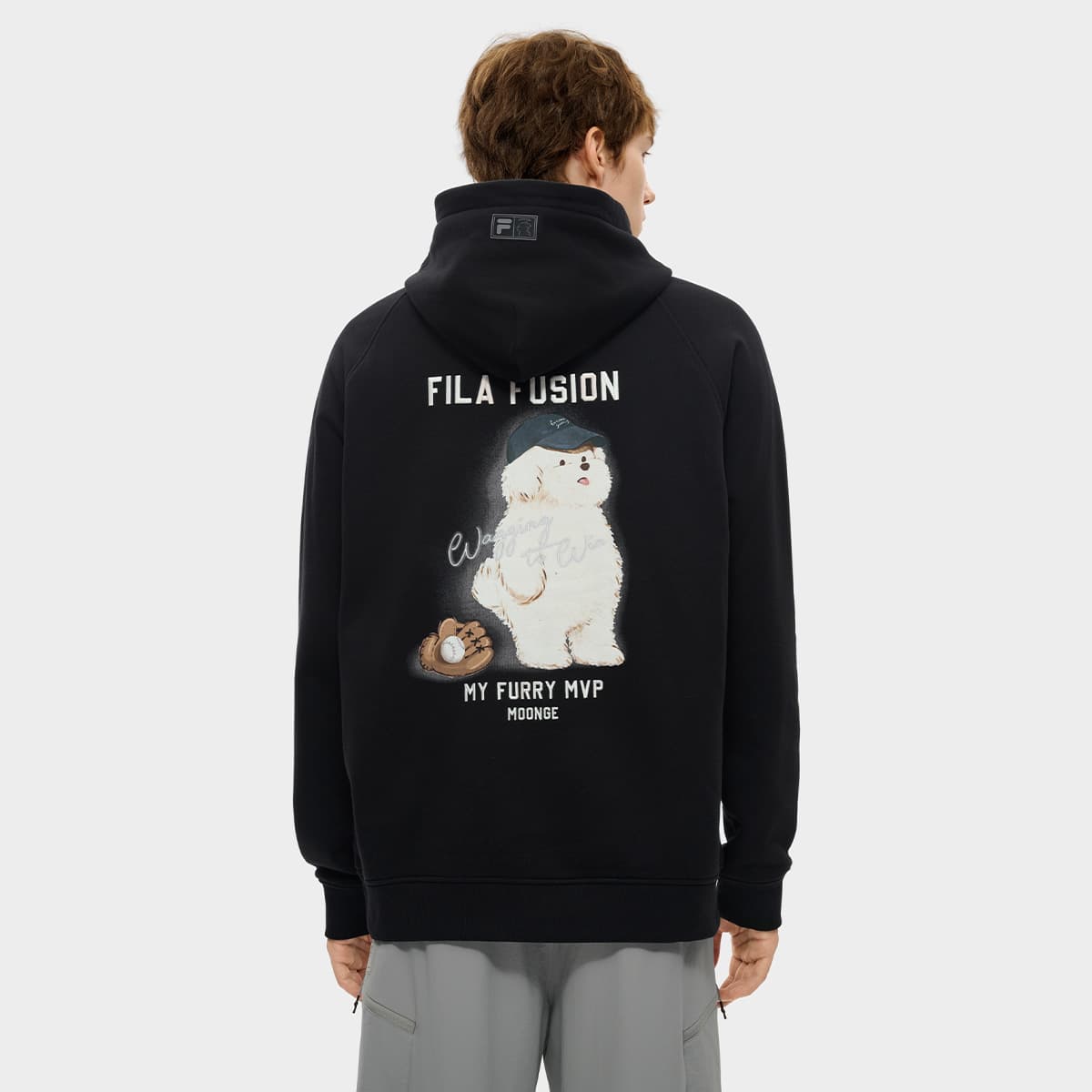 Кофта FILA FUSION FOBFILA X MOONGE Свитшот Мужской Глубокий черный - изображение 6