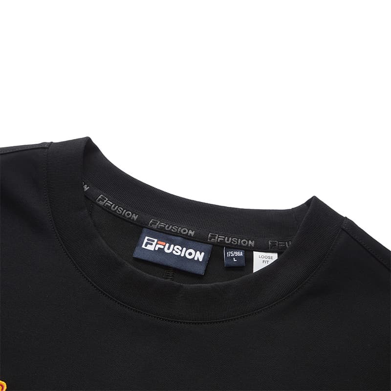 Футболка FILA FUSION T Рубашка Мужская Черная - изображение 3