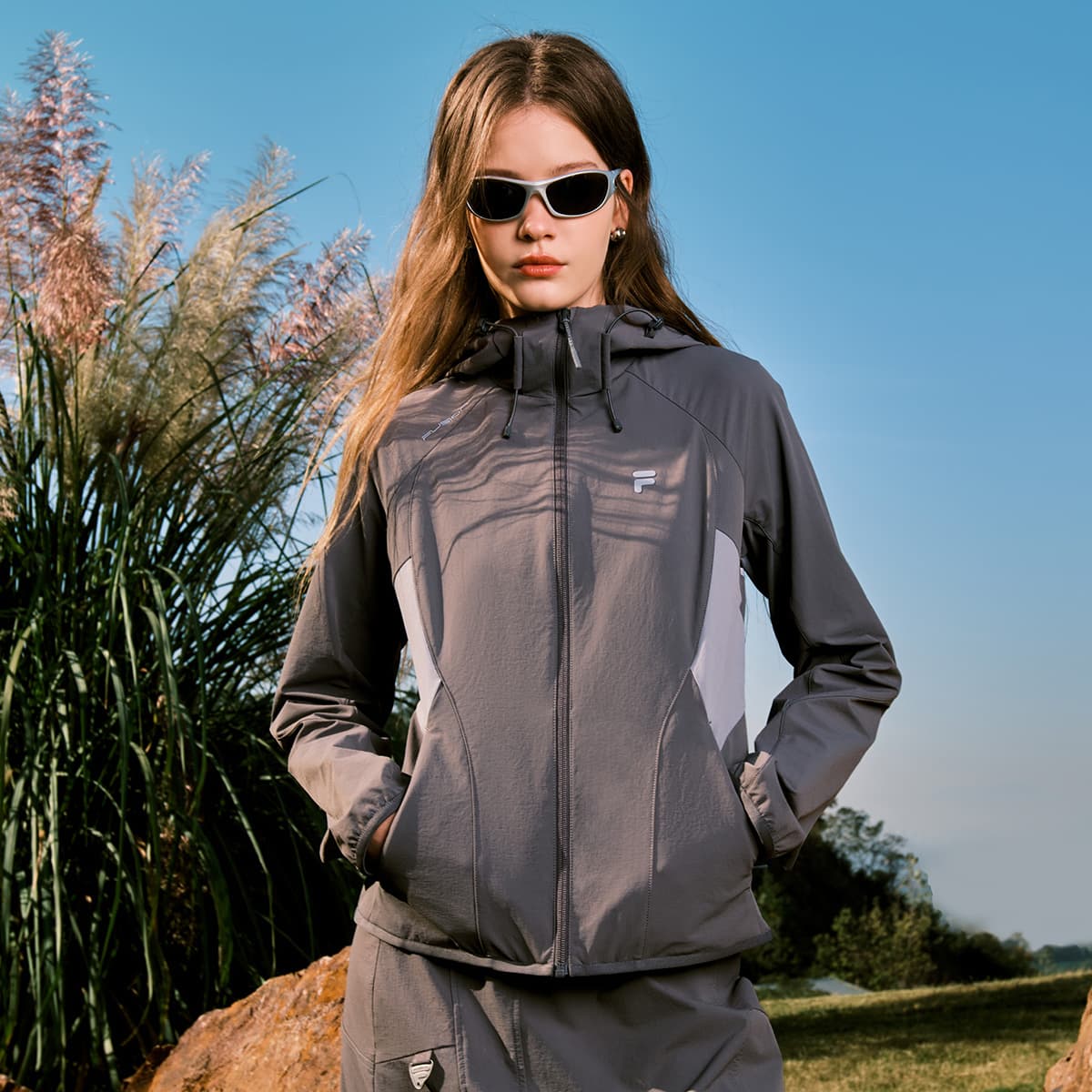 FILA FUSION URBAN TECH Тренчкот Женский Тихий Серый - изображение 3