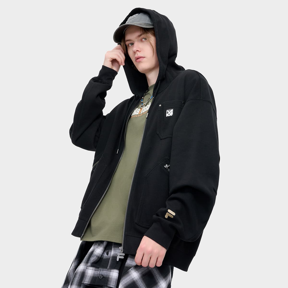 Куртка FILA FUSION Куртка Мужская Глубокий Черный - изображение 4