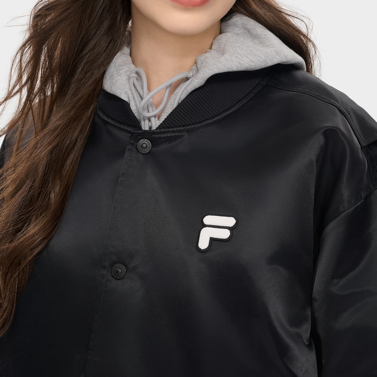 Зимняя куртка пуховик FILA FUSION FOB Глубокий черный Унисекс Куртки на синтепоне - изображение 5