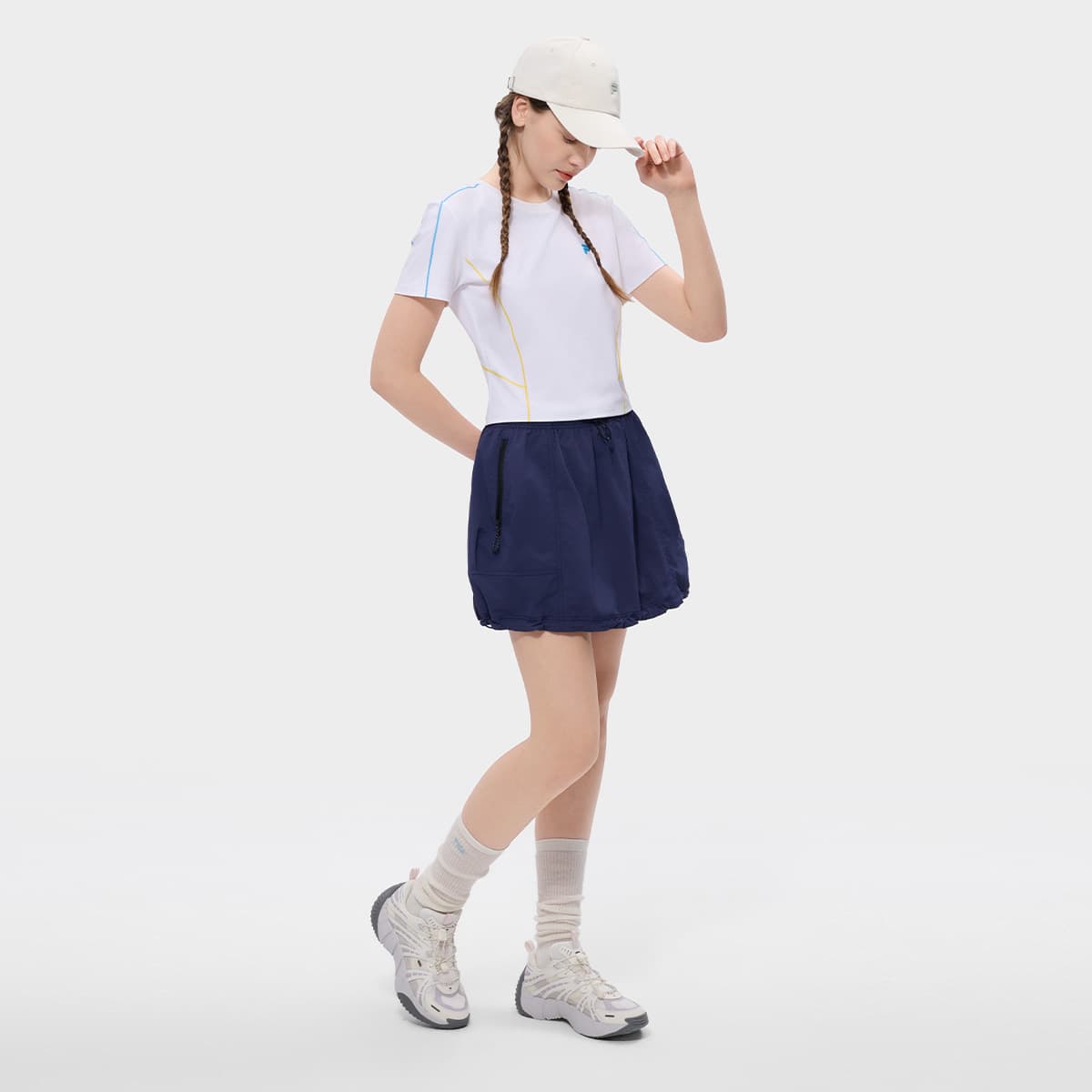 Футболка FILA FUSION Life T-Shirt Женская Стандартная Белая - изображение 7