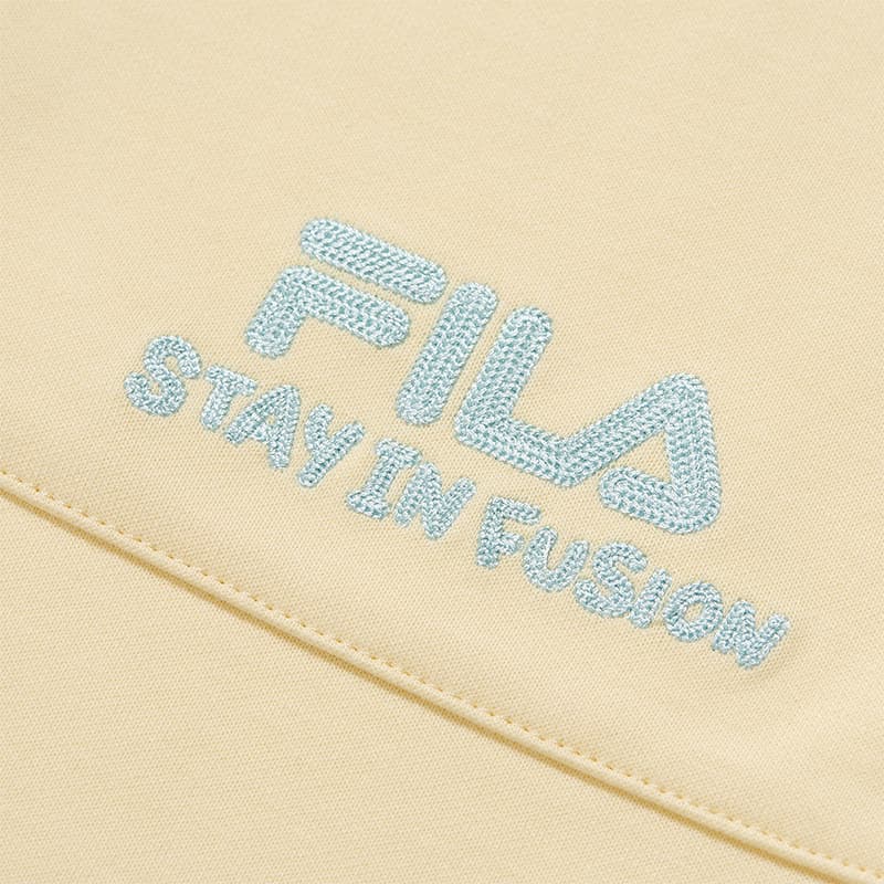 Шорты FILA FUSION Повседневные шорты Женские Светло-желтые YE - изображение 4
