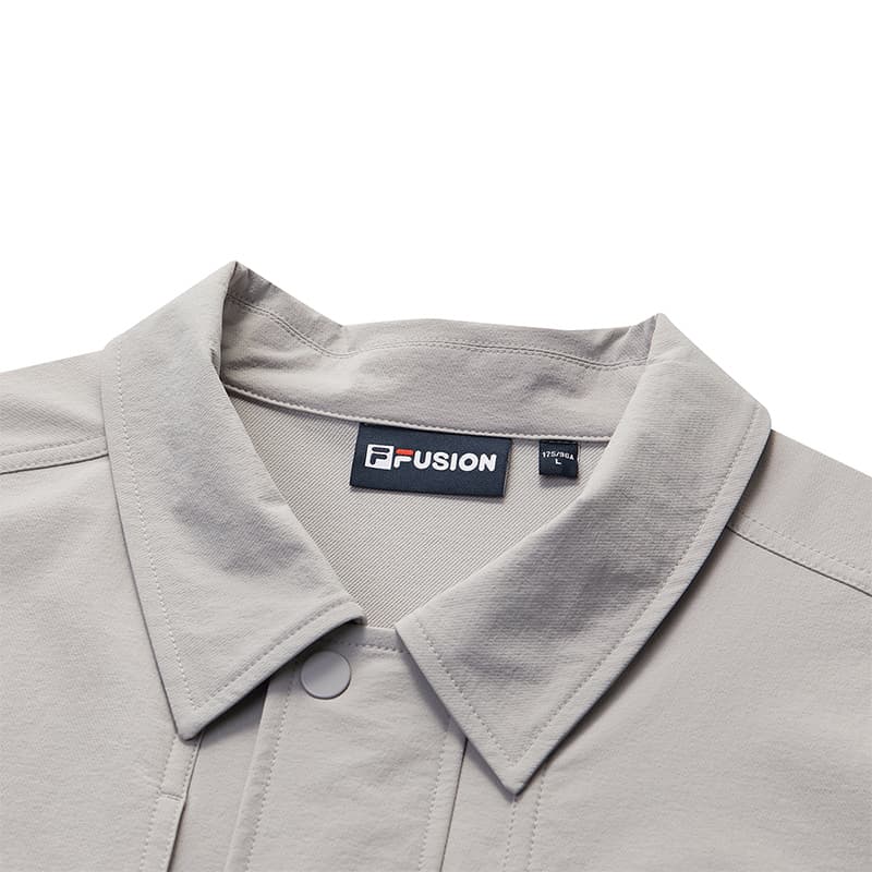 Куртка FILA FUSION Пальто Мужское Frost Серый - изображение 3