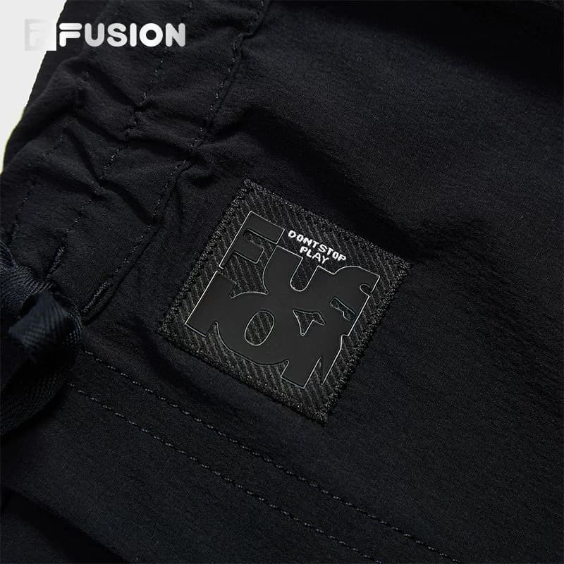 FILA FUSION Рабочий стиль X Карго Брюки Женские Глубокий Черный - изображение 3