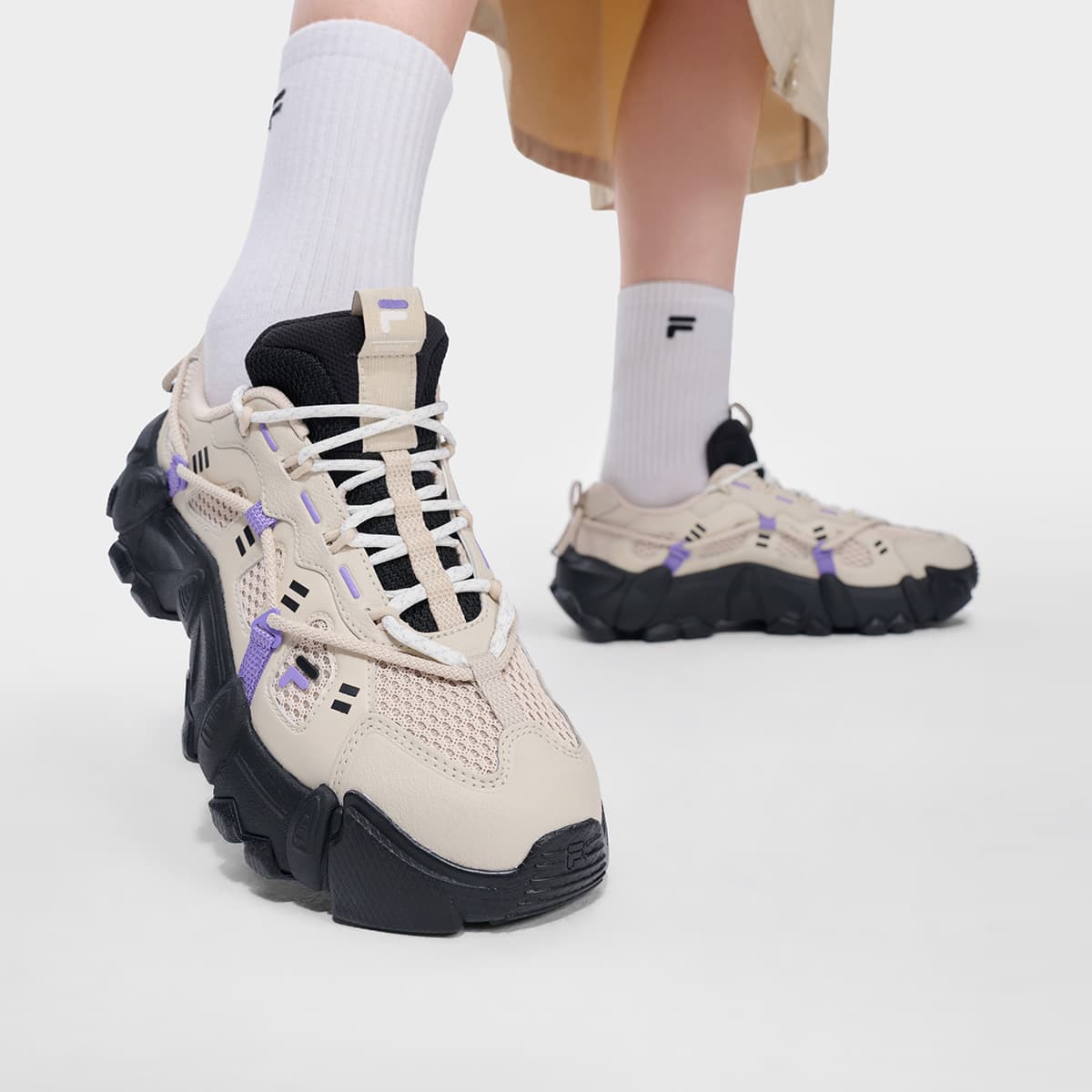 Кроссовки FILA FUSION exocet ii Массивные кроссовки Low Топ Женские - изображение 8