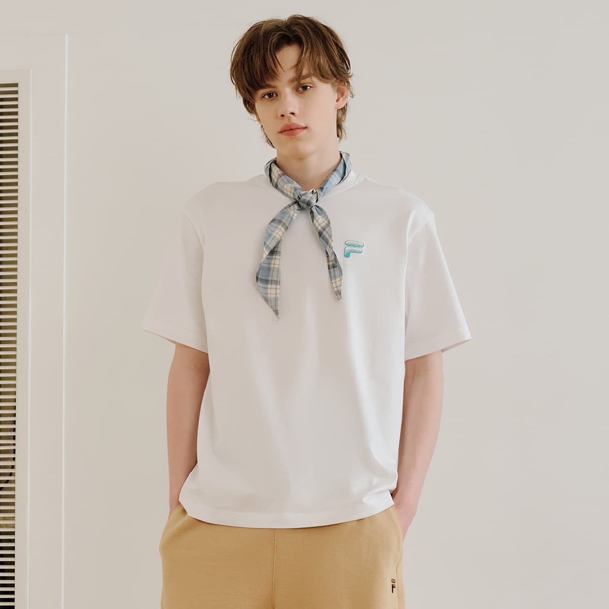 Футболка FILA FUSION FOB Футболки с короткими рукавами Унисекс Стандартный белый - изображение 3