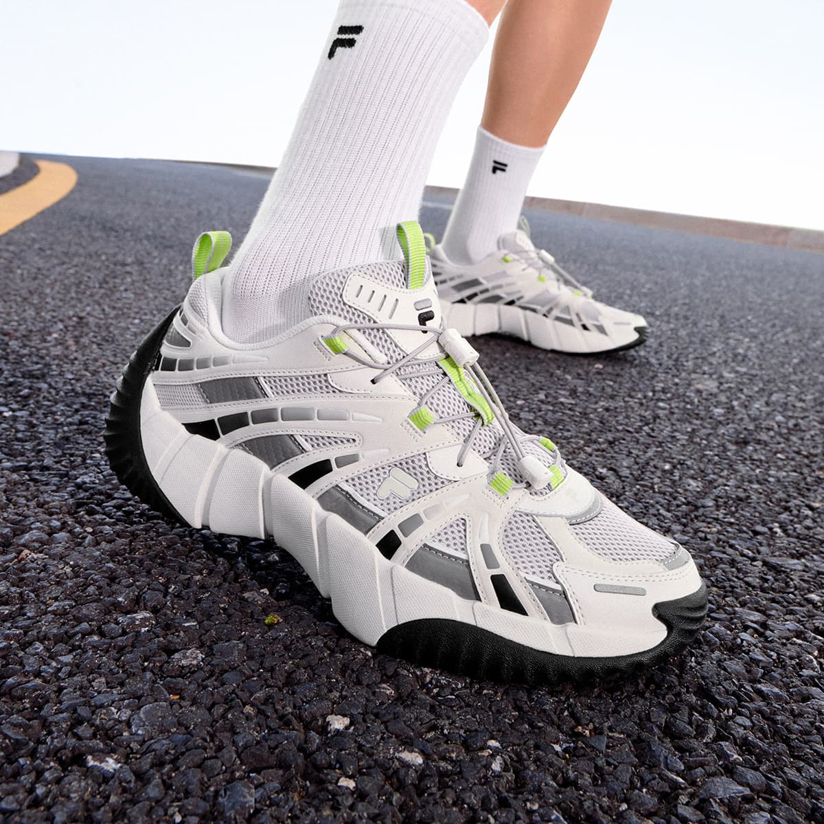 Кроссовки FILA FUSION BONE II Vertebra Shoes 2 Мужские массивные кроссовки - изображение 8