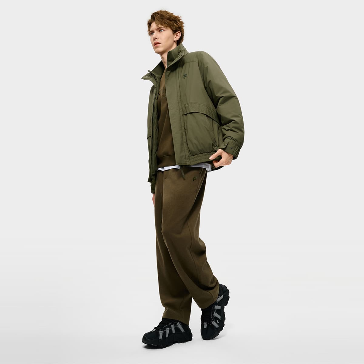 Зимняя куртка пуховик FILA FUSION FUSIONEER Мужская пуховая куртка Deep Jasper - изображение 6