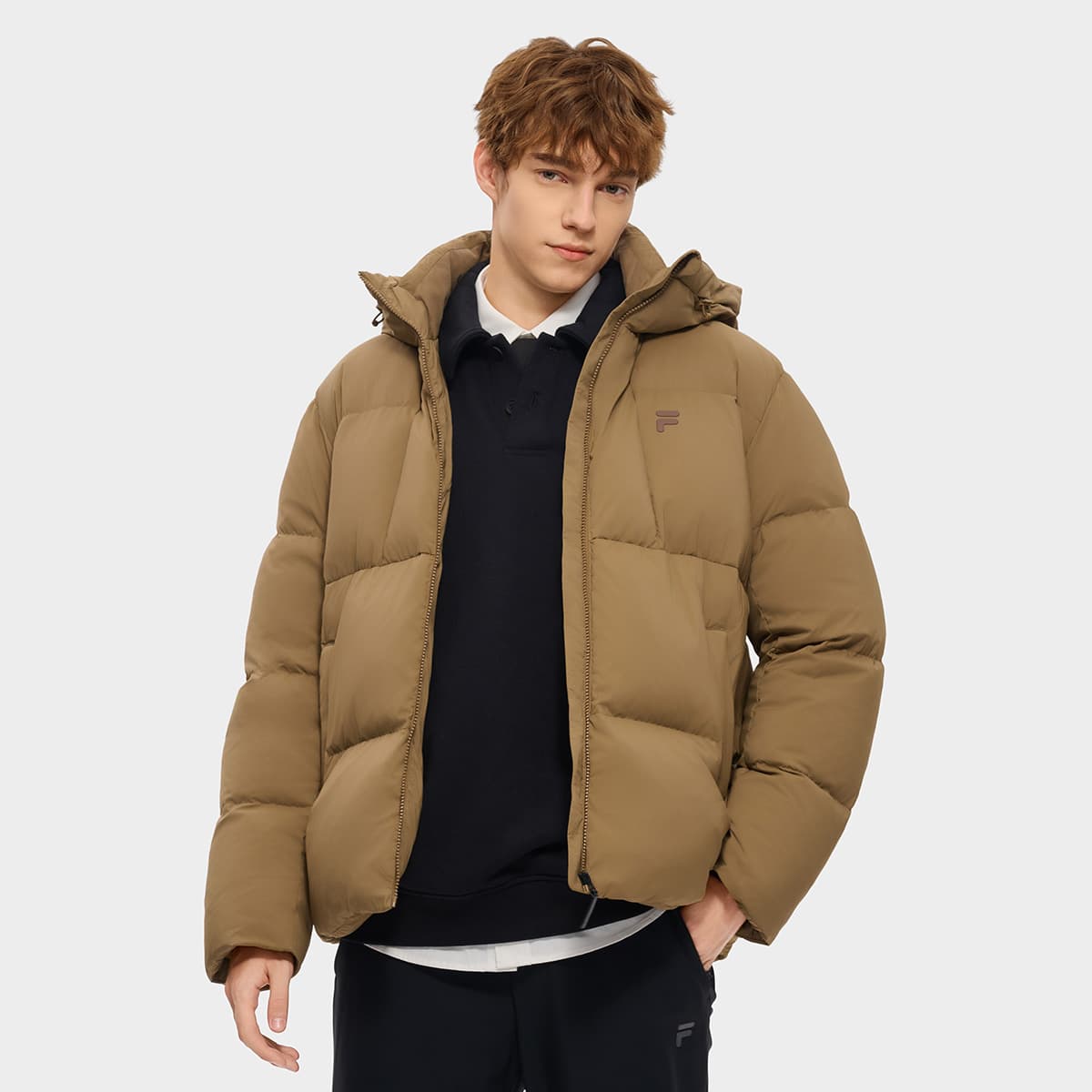 Зимняя куртка FILA FUSION FOB Foie Gras Мужские Пуховики - изображение 5