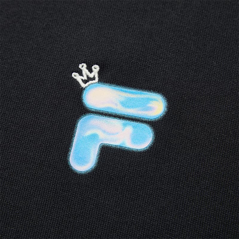 Футболка FILA FUSION T-Shirt Унисекс Глубокий Черный - изображение 3