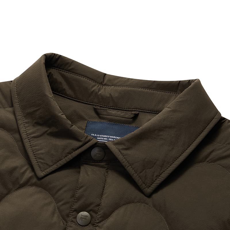 Зимняя куртка FILA FUSION LIFE Squirrel Chestnut BN Unisex Down Jackets FILA FUSION LIFE Белка Каштановый BN Унисекс Пуховики - изображение 3