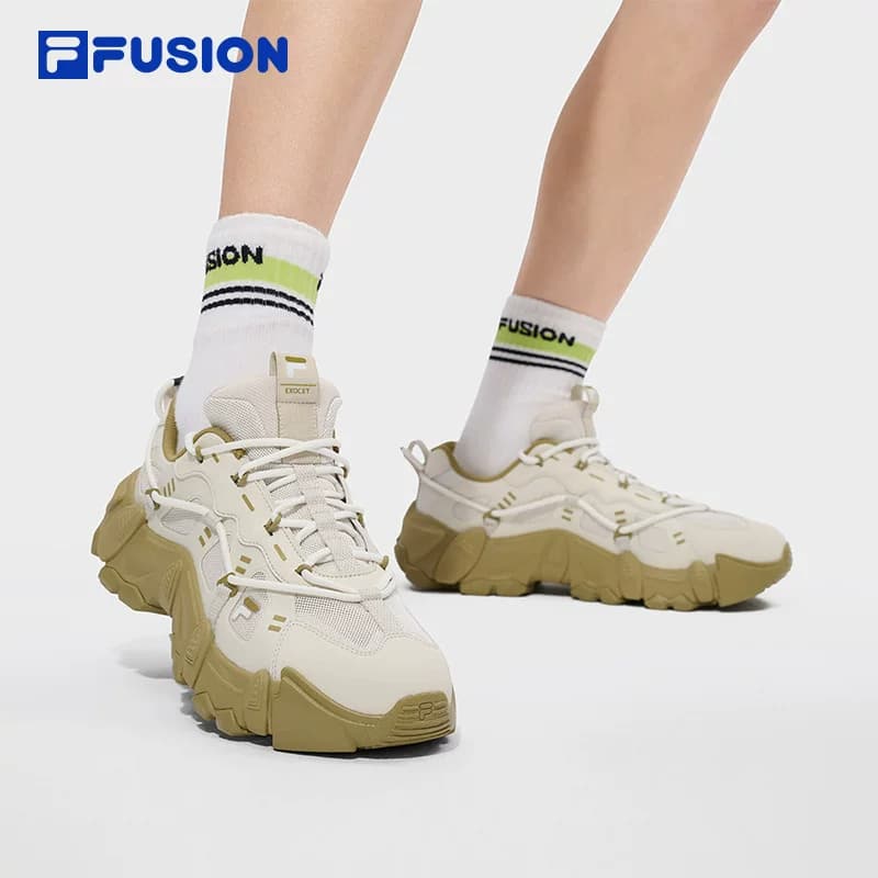 Кроссовки FILA FUSION exocet ii массивные кроссовки мужские светло-серый желтый ярко-белый - изображение 7