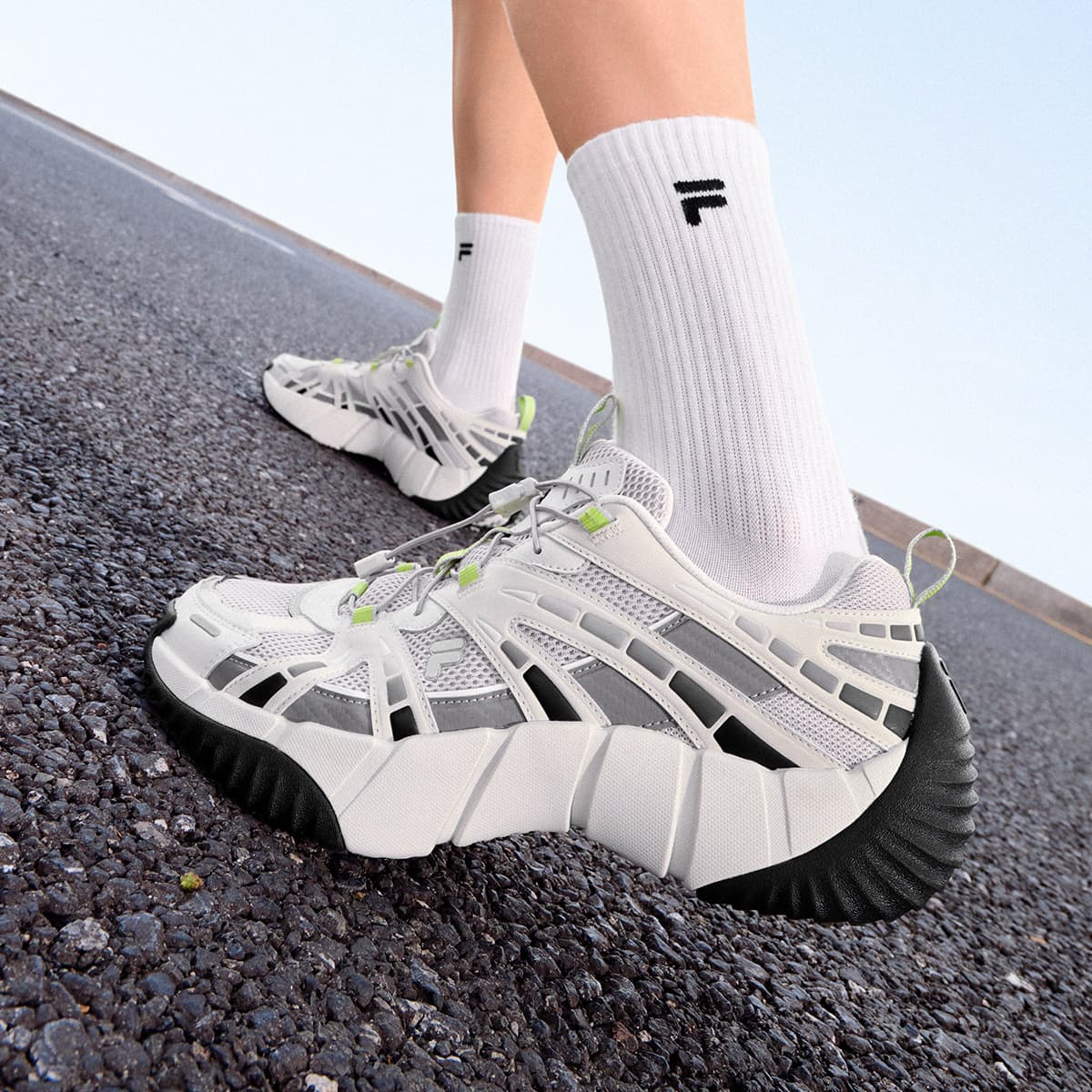 Кроссовки FILA FUSION BONE II Vertebra Shoes 2 Мужские массивные кроссовки - изображение 7