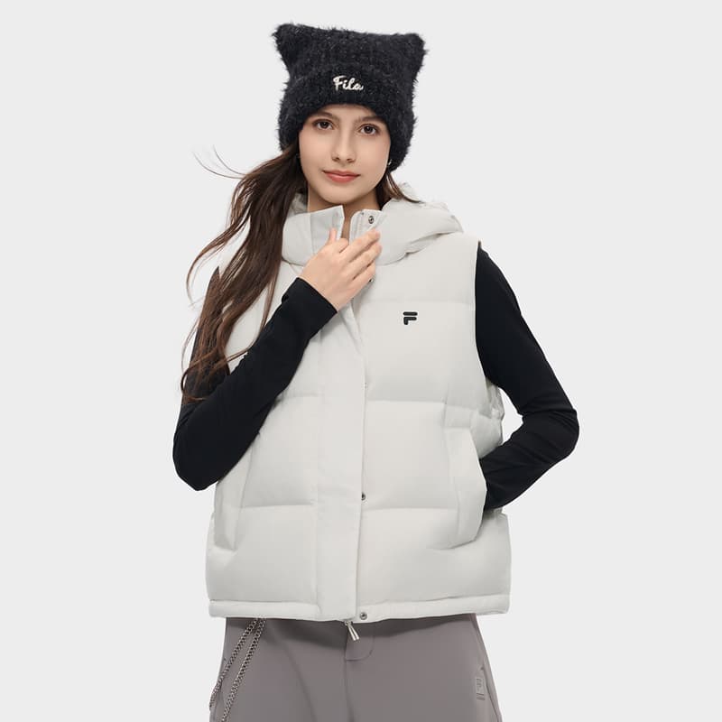 FILA FUSION FOB Пуховый жилет Women's White - изображение 6