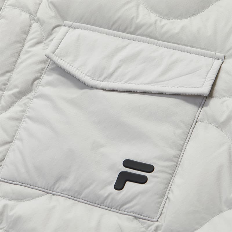 Зимняя куртка FILA FUSION Life Пуховик Унисекс Бледный Туманный - изображение 6