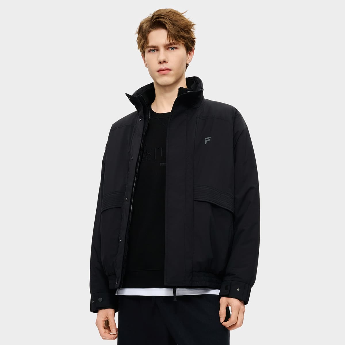 Зимняя куртка пуховик FILA FUSION FUSIONEER Мужская пуховая куртка Глубокий черный - изображение 3