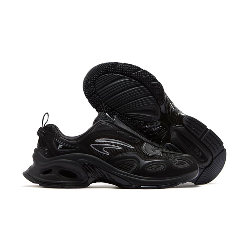 Кроссовки для бега FILA FUSION BLUR 2050 Glass Snake Текстиль Синтетическая кожа Низкие беговые кроссовки Женские Черные - изображение 7
