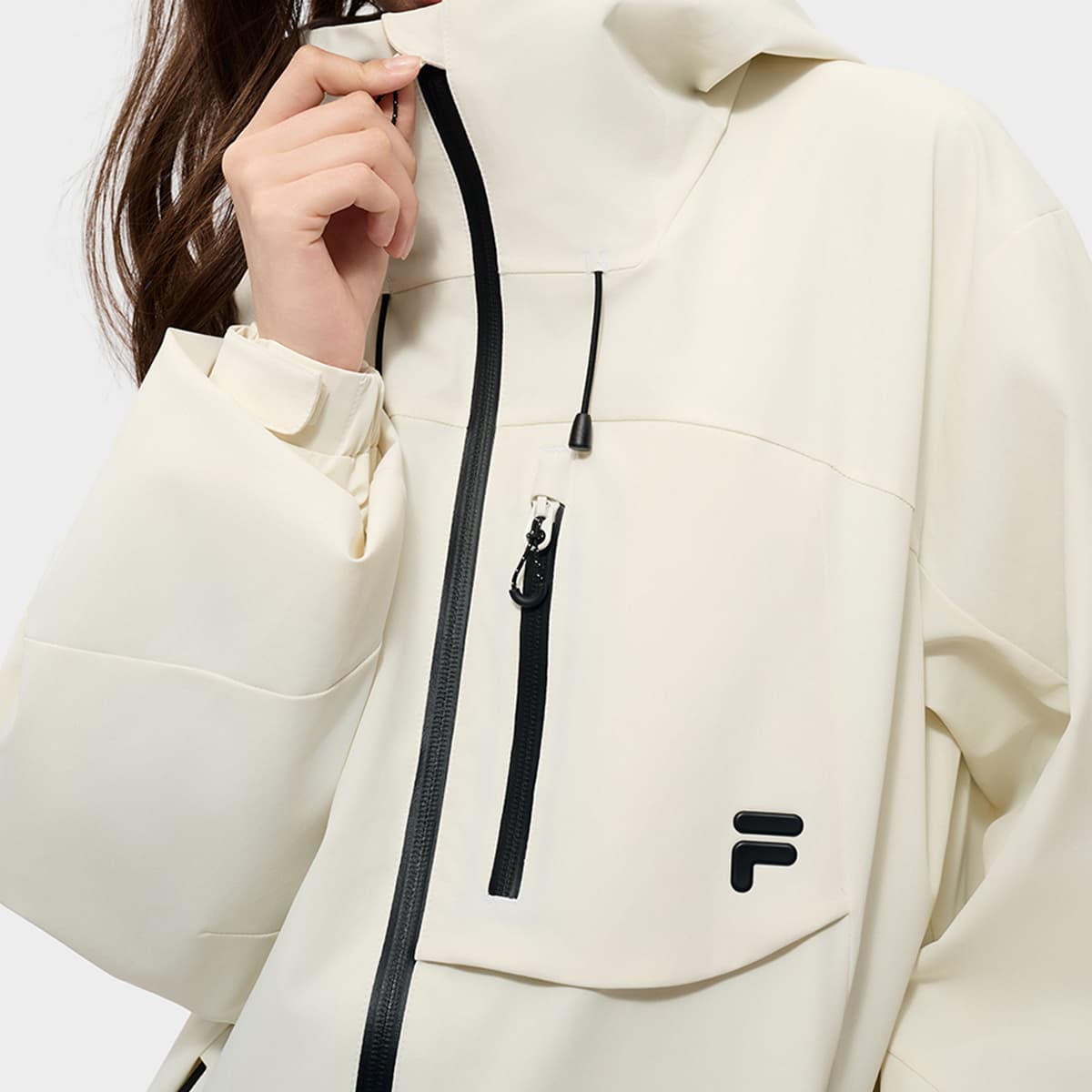 Куртка FILA FUSION FOB Куртка Унисекс Облачный Белый - изображение 7