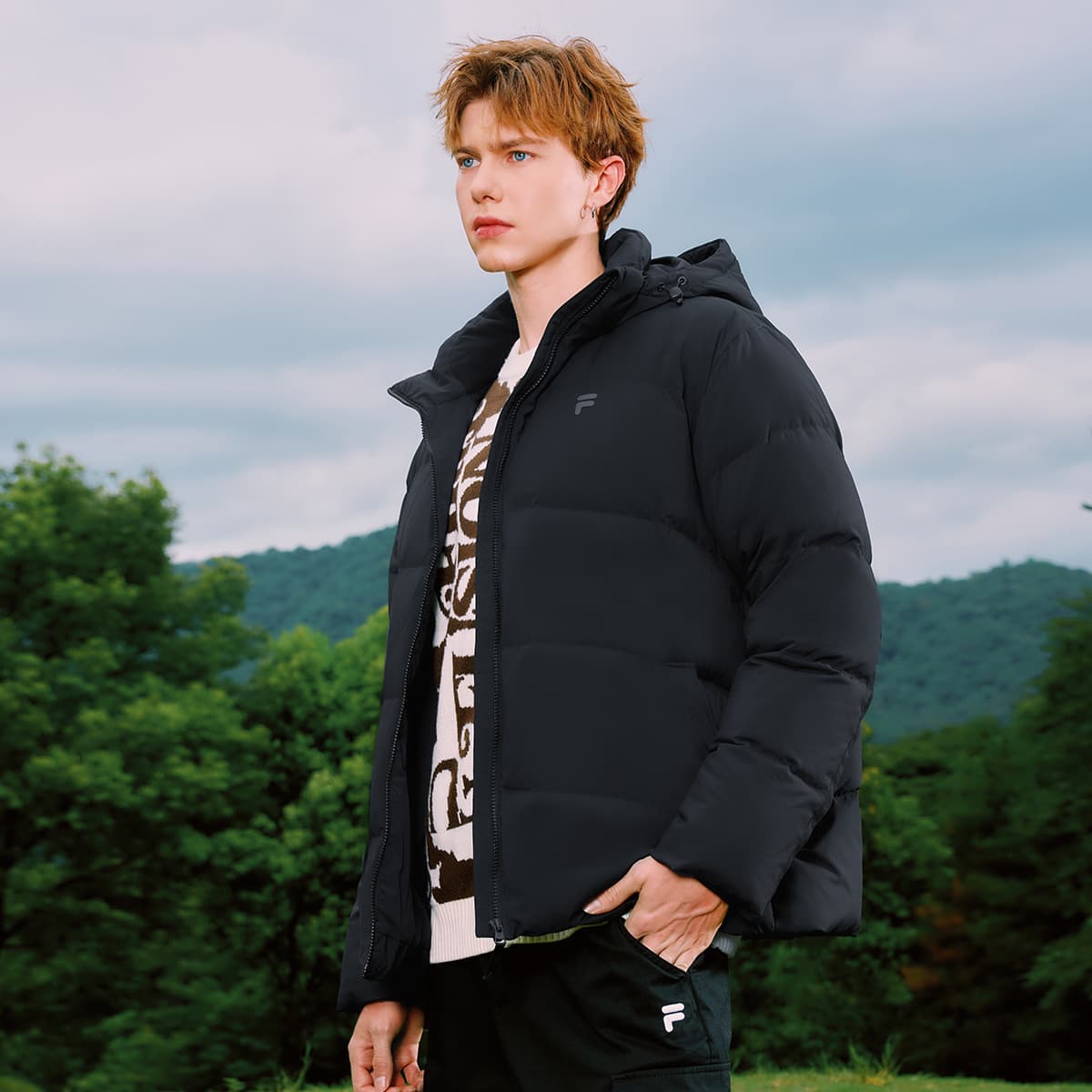 Зимняя куртка FILA FUSION FUSIONEER Мужской пуховик - изображение 2