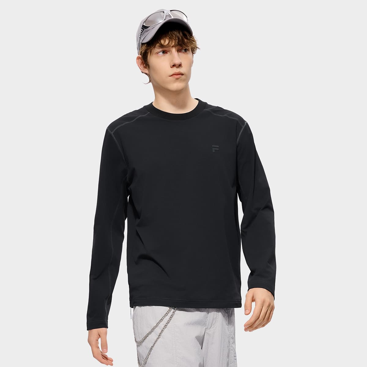 Футболка FILA FUSION URBAN TECH Футболка Мужской Глубокий черный - изображение 3