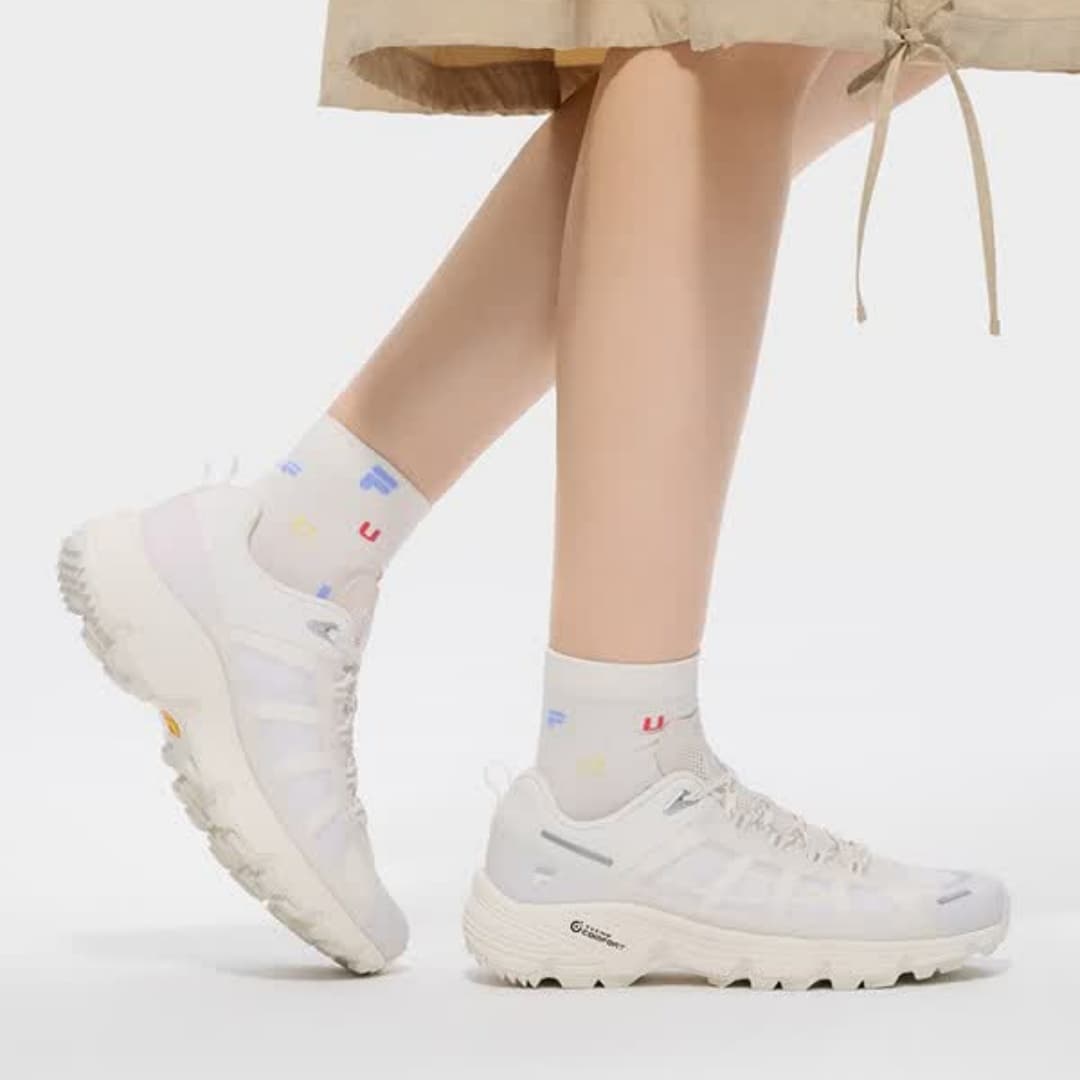 Кроссовки FILA FUSION COMO X Lake Series Амортизация Устойчивость к истиранию Дышащий Легкий Низкий Верх Уличная Обувь Женская - изображение 8