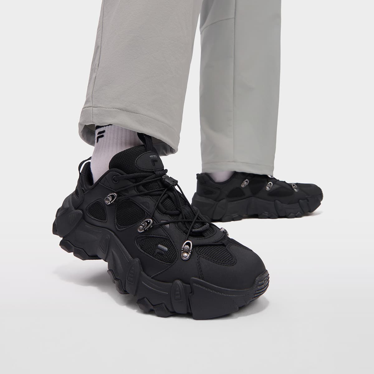 Кроссовки FILA FUSION exocet ii Массивные кроссовки Мужской Скачущий конь Черный - изображение 8