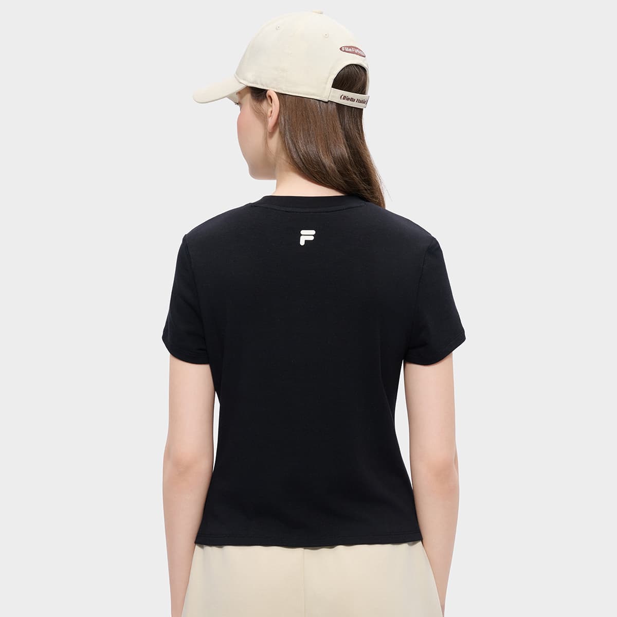 Футболка FILA FUSION Life T-Shirt Женская Глубокий Черный - изображение 5