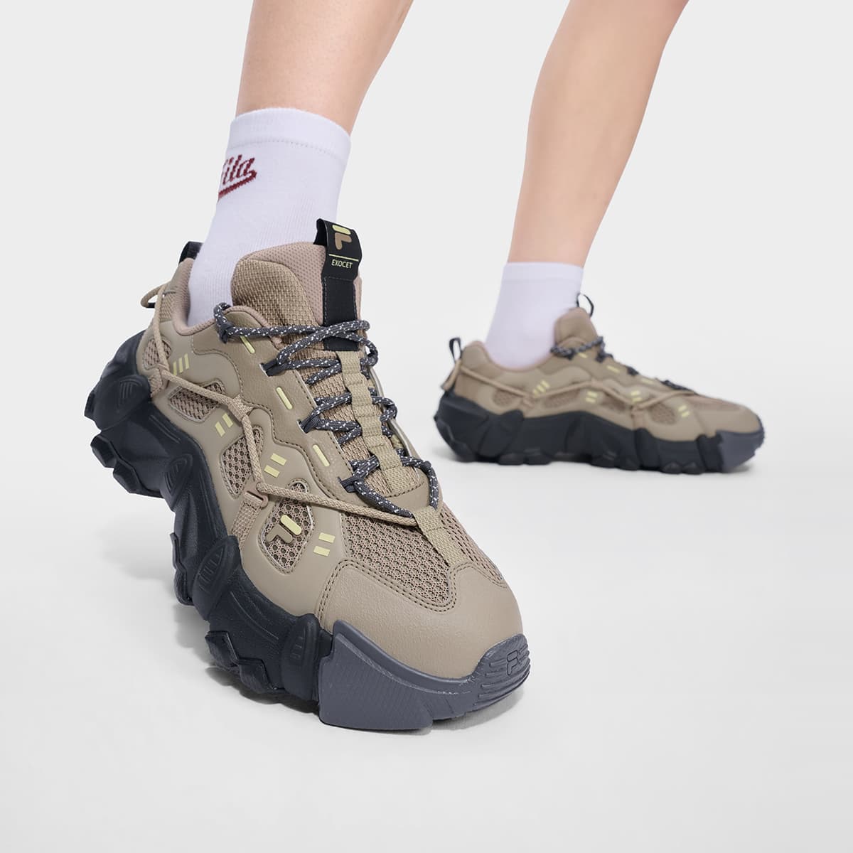 Кроссовки FILA FUSION exocet ii Массивные кроссовки Low Топ Мужской - изображение 7