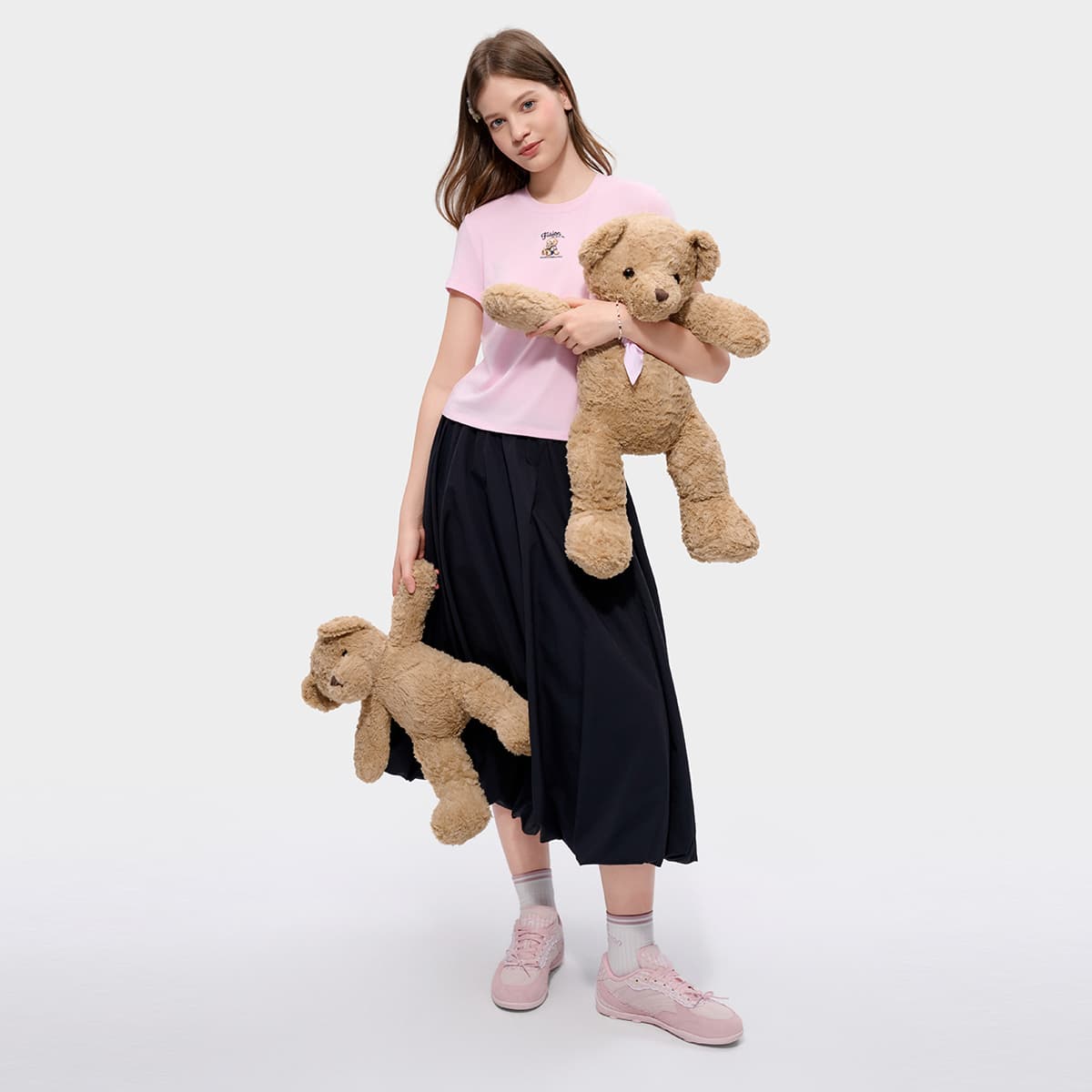 Футболка FILA FUSION Life T-Shirt Женская Прозрачный Розовый Фиолетовый - изображение 6