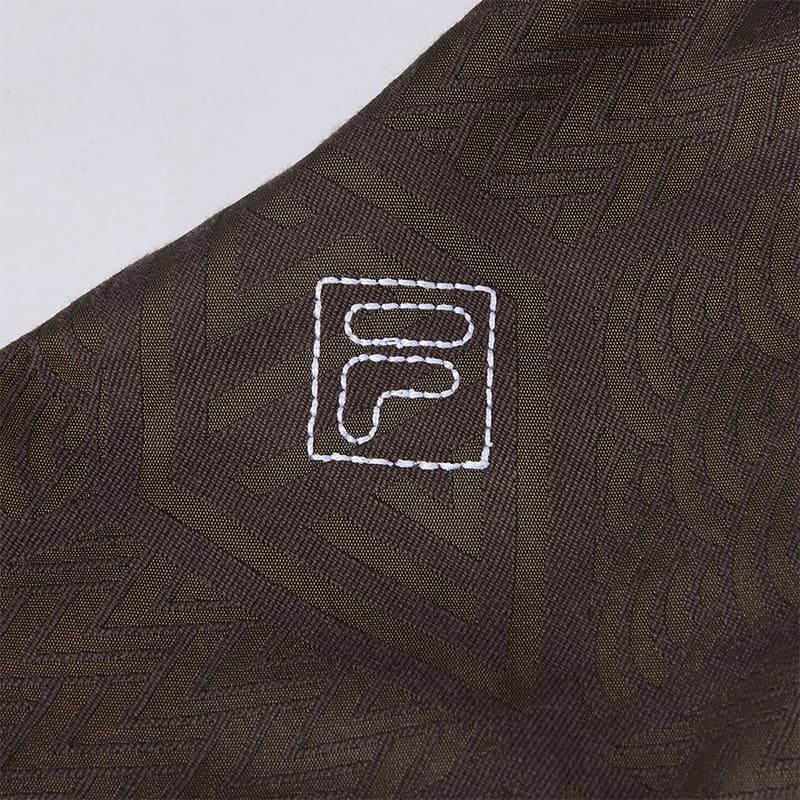 Мини-сумка FILA FUSION Ткань Сумка через плечо Унисекс Красный Виноград Коричневый - изображение 5