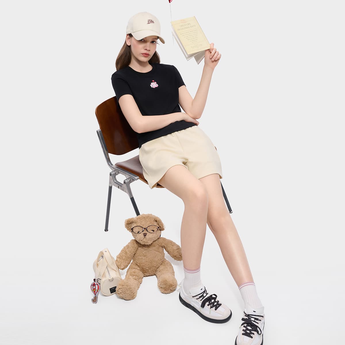 Футболка FILA FUSION Life T-Shirt Женская Глубокий Черный - изображение 6