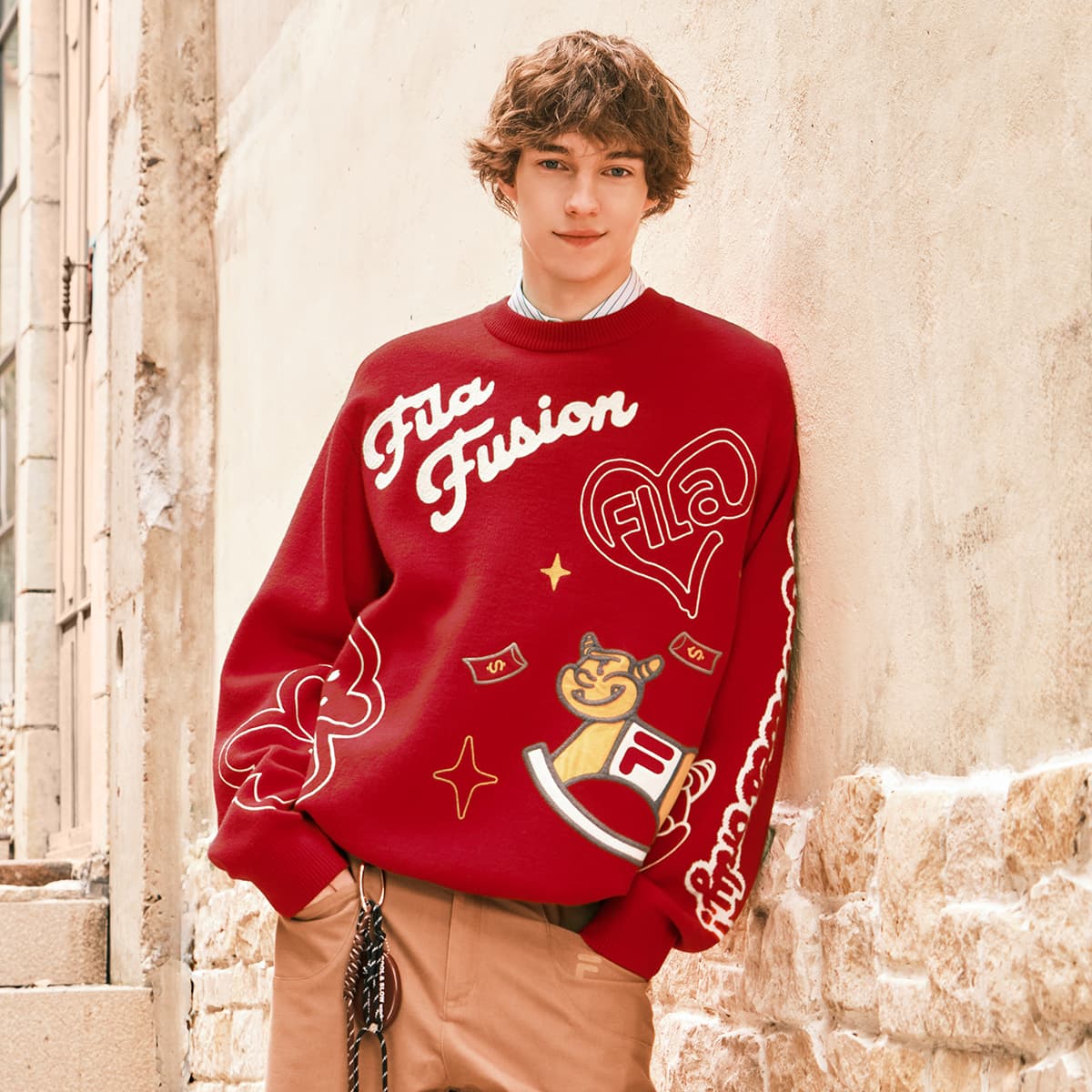 FILA FUSION FOB Трикотаж Унисекс Гранат Красный - изображение 3