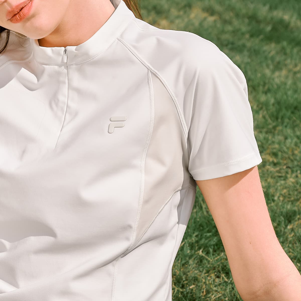 Футболка FILA FUSION URBAN TECH T Рубашка Женская Облачный Белый - изображение 6