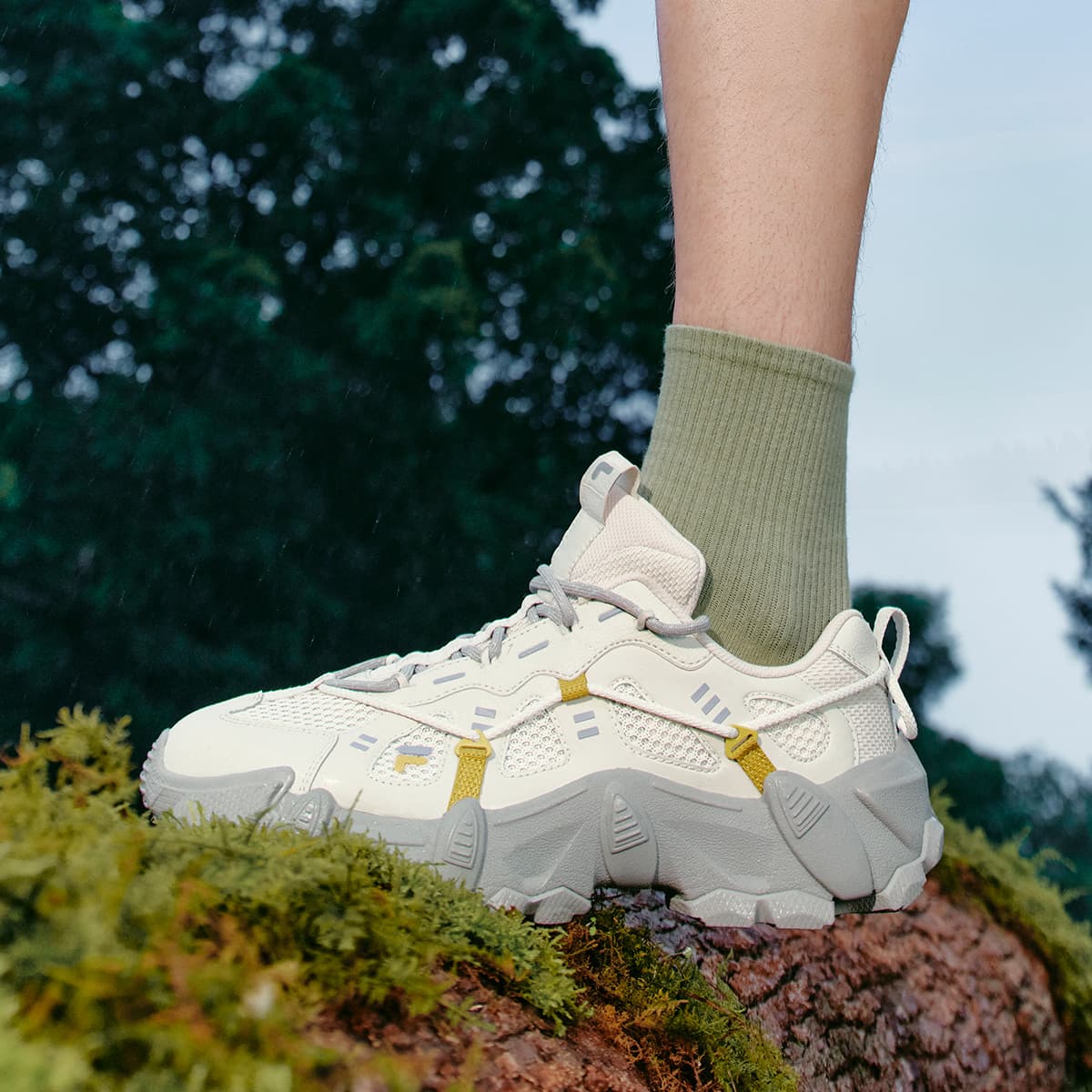 Кроссовки FILA FUSION exocet ii Лоу-топы Массивные кроссовки Мужской Гора Ridge Туманный - изображение 7