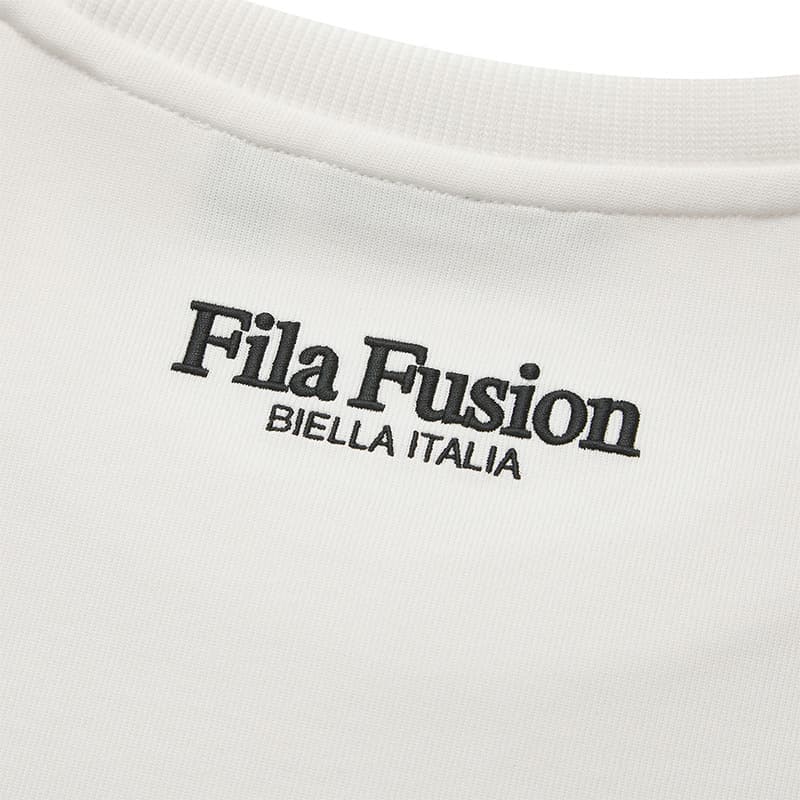 Худи FILA FUSION QR Ханьфу Платье в стиле худи Мужское Облачный Белый - изображение 5