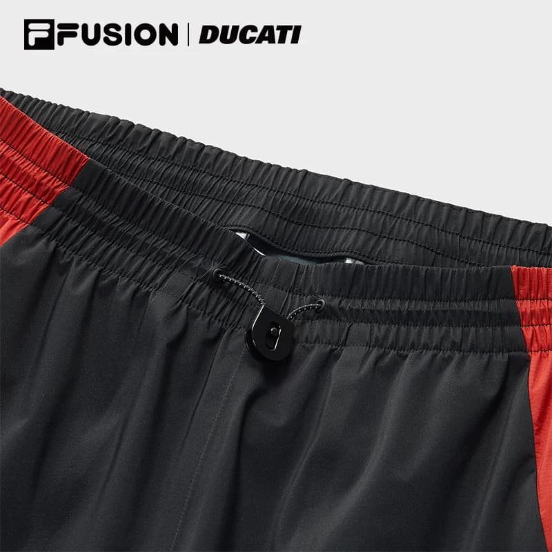 Штаны FILA FUSION X Дукати Спортивные трикотажные брюки Мужской Глубокий черный BK - изображение 2