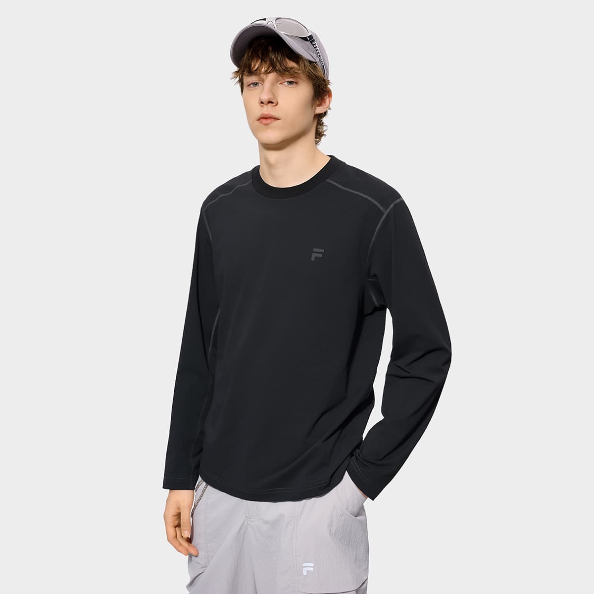 Футболка FILA FUSION URBAN TECH Футболка Мужской Глубокий черный - изображение 4