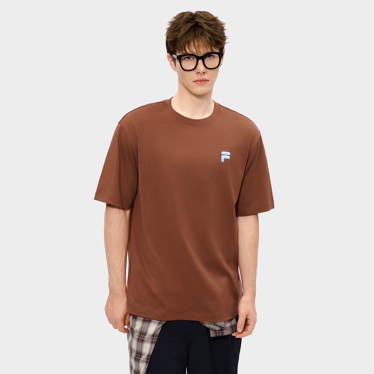 Футболка FILA FUSION FOB T Рубашка Унисекс Енот Коричневый - изображение 3