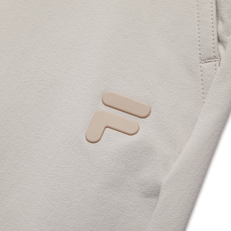Штаны FILA FUSION FUSIONEER Вязаные брюки мужские светло-серебристо-серые - изображение 4
