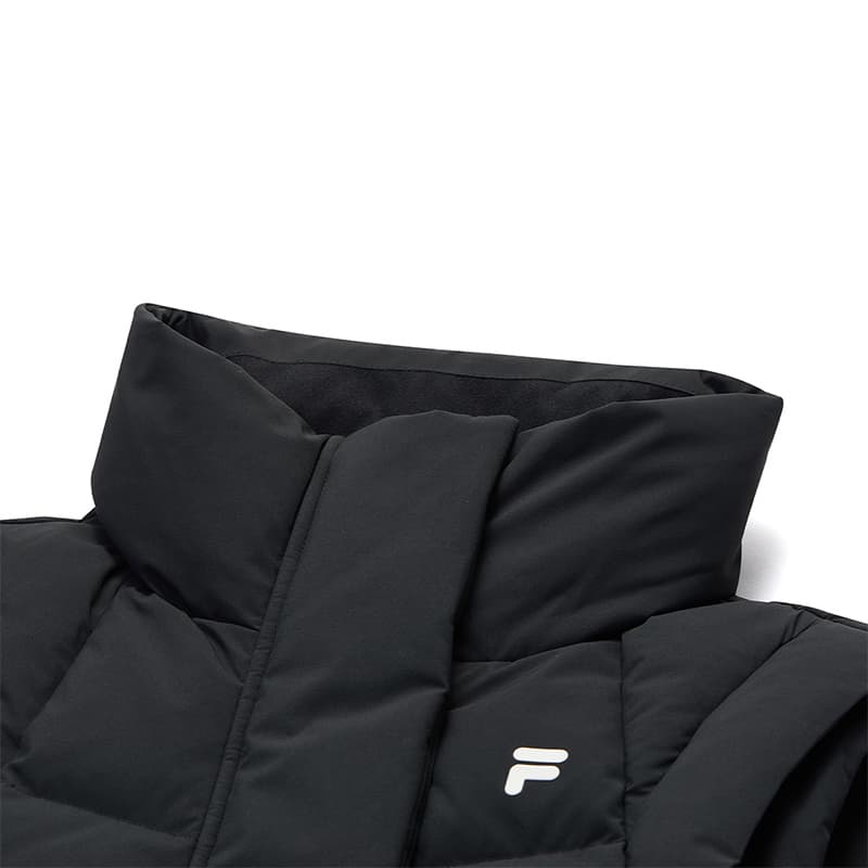 FILA FUSION Пуховый жилет Женский Глубокий черный - изображение 3