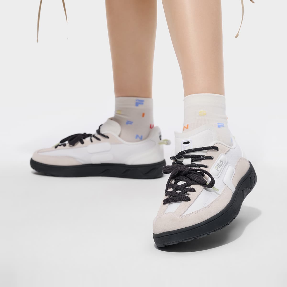 Кроссовки FILA FUSION GITA Текстиль Синтетическая кожа Низкие кеды Скейтборд Обувь Женская - изображение 7